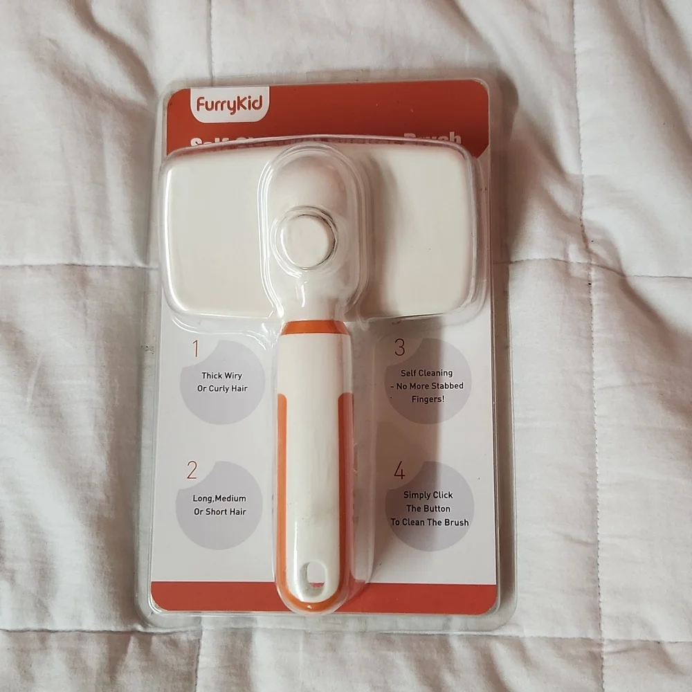 FurryKid self cleaning slicker brush
